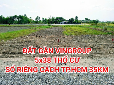 Bán đất thổ 5x38 cách  dt 825 vài km , sổ riêng 3