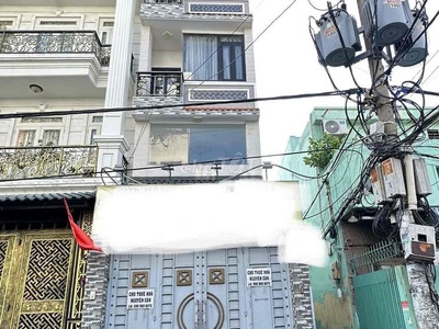 Cho thuê nhà 1 trệt 1 lửng 2 lầu mới 100, 48m2, 5pn- mặt tiền 198f đ.xóm chiếu, p.15, q.4 0
