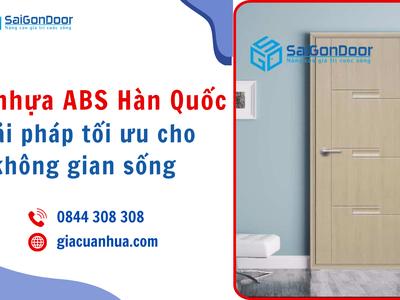Cửa nhựa ABS Hàn Quốc Giải pháp tối ưu cho không gian sống 1