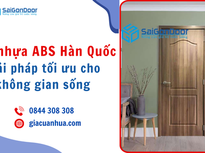 Cửa nhựa ABS Hàn Quốc Giải pháp tối ưu cho không gian sống 4
