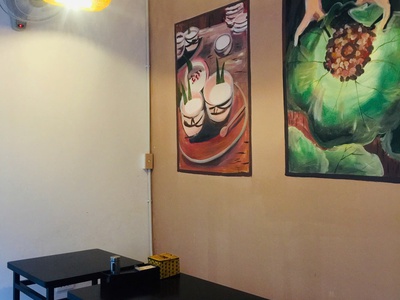 Cho thuê mbkd hàng ăn mặt phố thái hà, 65m2 x 3 tầng vỉa hè rộng, mặt tiền đẹp 2