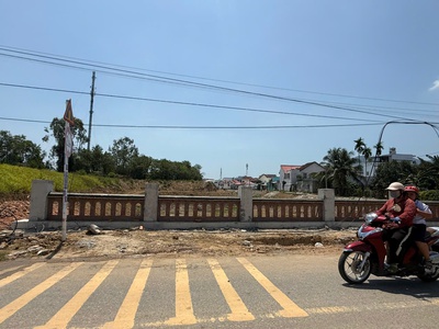 ⚡chủ cần bán lô thị trấn diên khánh   - mặt đường nhựa phan chu trinh giáp ranh   kđt nam sông 0