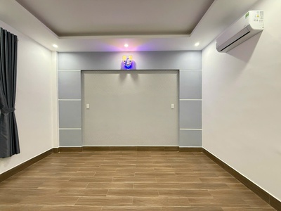Bán nhà 4 tầng thạnh lộc 29 ngã tư ga ngang chuẩn 4m đường trước nhà 7m thông tiện  kinh doanh mua 3