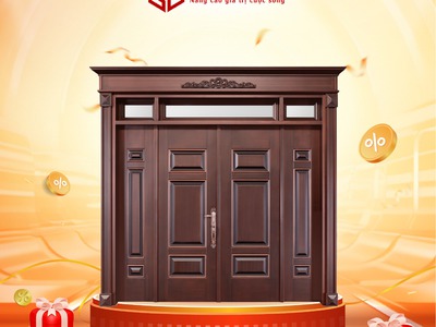 Cửa thép vân gỗ 0