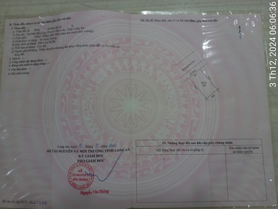 Cần bán lô đất trần anh - nguyễn văn tuôi, thị trấn bến lức, long an 4