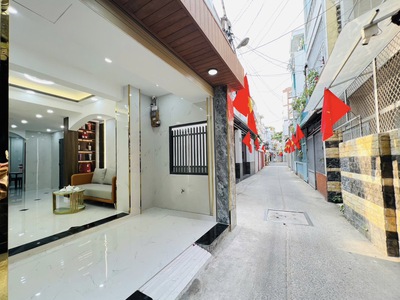 Bán nhà hẻm xe hơi lê văn sỹ, phường 11, phú nhuận   smart home hiện đại   4 tầng btct   gần 40m 0