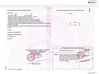 Chủ cần bán gấp lô đất lan anh 1 xã hoà long. thành phố bà rịa. 0