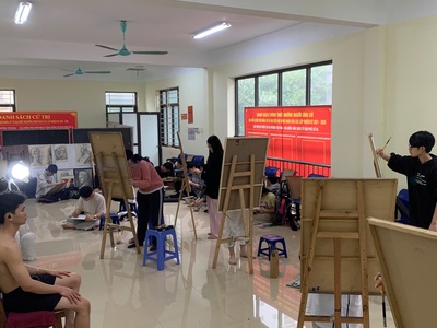 Dạy vẽ hình họa mỹ thuật ở Phú diễn Bắc Từ liêm 1