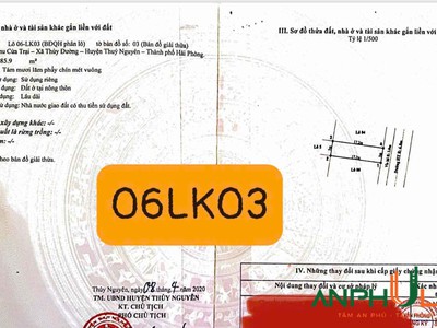 Cần bán duy nhất một lô đất hướng Đông, khu dự án Cửa Trại, Phường Thủy Đường, TP Thủy 0