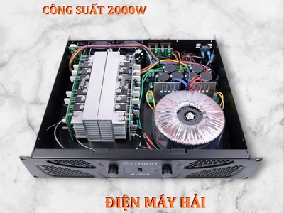 Cục đẩy 2 kênh Crow XLi 3500 công suất 2000W ở 8 /2700W ở 4 1