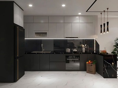 Tủ Bếp Chung Cư Hiện Đại: 30  Mẫu Thiết Kế Đẹp, Tiện Nghi, Giá Tốt 2
