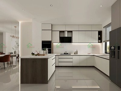 Tủ Bếp Chung Cư Hiện Đại: 30  Mẫu Thiết Kế Đẹp, Tiện Nghi, Giá Tốt 3