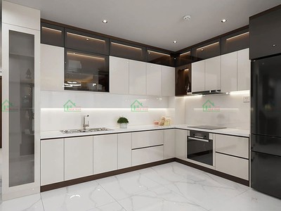 Tủ Bếp Chung Cư Hiện Đại: 30  Mẫu Thiết Kế Đẹp, Tiện Nghi, Giá Tốt 6