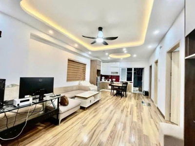 Bán căn góc 80m  view hồ, full nội thất cao cấp   Tầng 4 tòa HH03A KĐT Thanh Hà Cienco 5 0