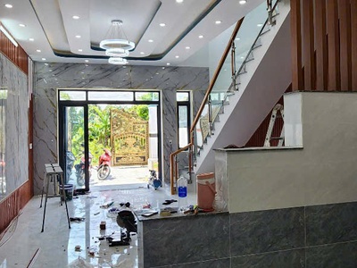 Nhà mt đường nhựa xã Mỹ Hạnh Nam, Đức Hòa dt 120m2 1 lầu 4pn 2wc giá 2,7 tỷ 11