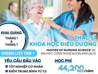 Thạc Sĩ Điều Dưỡng Tại Aut  New Zealand  Với Lộ Trình Định Cư Rõ Ràng 0