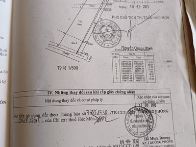 Bán đất mặt tiền đường Bùi Thị Lùng   Thị trấn Hóc Môn 8