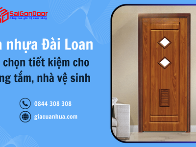 Cửa nhựa Đài Loan   Lựa chọn tiết kiệm cho phòng tắm, nhà vệ sinh 0