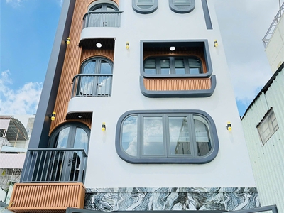 Nhà mới 5.5x15m, 4 tầng đủ nội thất,  tại phan huy ích, phường 12. giá chỉ 7.2 tỷ 0