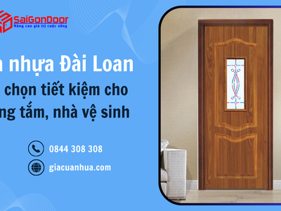 Cửa nhựa Đài Loan   Lựa chọn tiết kiệm cho phòng tắm, nhà vệ sinh 2