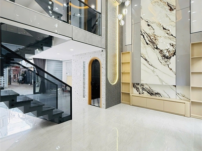 Nhà mới 5.5x15m, 4 tầng đủ nội thất,  tại phan huy ích, phường 12. giá chỉ 7.2 tỷ 2
