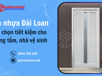 Cửa nhựa Đài Loan   Lựa chọn tiết kiệm cho phòng tắm, nhà vệ sinh 3