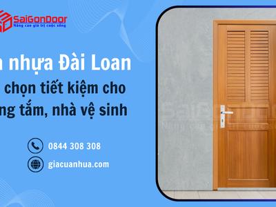 Cửa nhựa Đài Loan   Lựa chọn tiết kiệm cho phòng tắm, nhà vệ sinh 4
