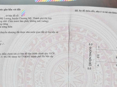 Em có lô đất đang cần bán - diện tích 95m full thổ cư -chương mỹ, hn 3