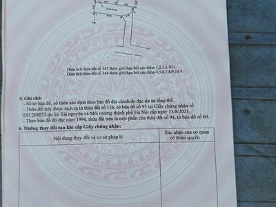 Chính chủ gửi bán lô đất rẻ nhất trung oai - tiên dương- đông anh 80m 2
