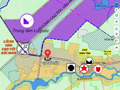 Bán gấp 2 lô đất mặt đường tỉnh lộ 5 ninh tân - ninh hoà quy hoạch mới gần nút giao cao tốc bắc nam 3