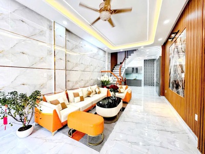 Bán nhà 3 tấm - 65m2 - mặt tiền đường số 4 - lê văn quới - ngã tư bốn xã - bình tân - 6.95 tỉ 1