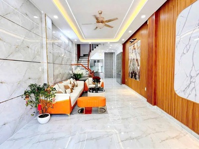Bán nhà 3 tấm - 65m2 - mặt tiền đường số 4 - lê văn quới - ngã tư bốn xã - bình tân - 6.95 tỉ 2