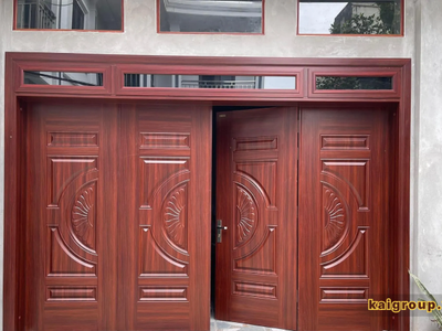 Cửa thép vân gỗ có bền không  Độ bền và khả năng chịu thời tiết 0
