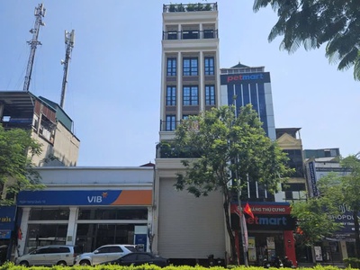 Tòa văn phòng vip nhất mặt phố văn cao, ba đình, 101m2 10 tầng mt 6m, chỉ 95 tỷ 0