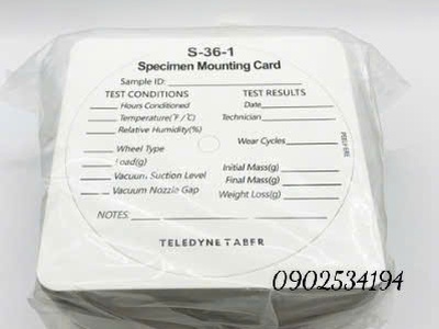  Thẻ Gắn Mẫu Vật S-36-1   Phụ Kiện Chuyên Dụng Cho Thử Nghiệm Taber 2