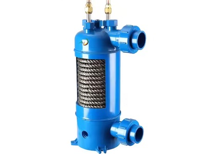 Thiết bị trao đổi nhiệt Titan 1.5HP dành cho hồ bơi 0