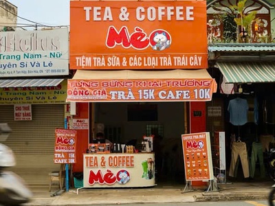 Sang nhượng tea coffee mèo tại biên hòa, đồng nai 2