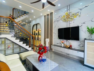 Bán nhà đẹp 4 tầng   trung tâm p16 gò vấp   giá nhỉnh 5 tỷ tl 0