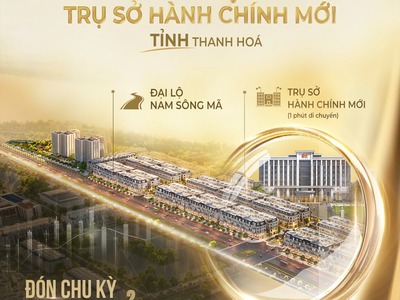 Bán nhà phố 5 tầng ngay Tỉnh ủy Thanh Hóa chỉ với 5,x tỷ sổ sẵn, nhận nhà ở ngay 3