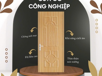 Cửa gỗ công nghiệp HDF 0