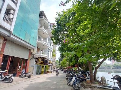 Bán nhà trả nợ - mặt phố - quận đống đa. view hồ phương mai 44m 6t - phân lô - mặt hồ - vỉa hè ô tô 0