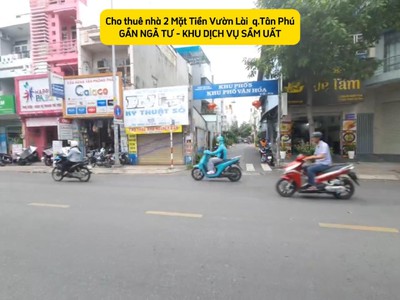 Cho thuê nhà 2 mặt tiền vườn lài 72m  - gần ngã tư -khu dịch vụ sầm uất 0