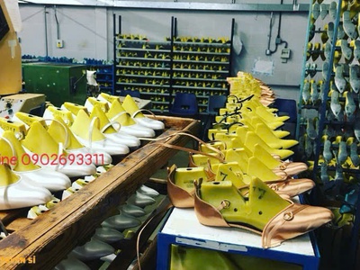 Xưởng giày Quốc Định sản xuất giày nam theo yêu cầu 1