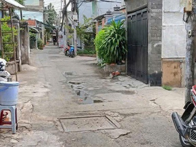 Đất  4.52x13  góc 2mt hẻm   nguyễn thị kiểu, q.12   cách gò vấp chỉ 400m 2