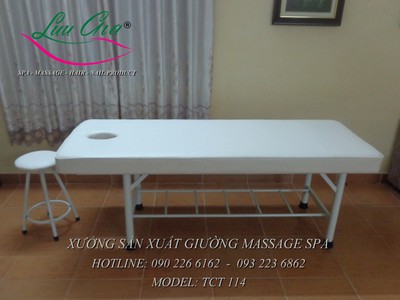 Giường matxa toàn thân khung gỗ giá rẻ tại hạ long, quảng ninh 14