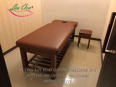 Giường matxa toàn thân khung gỗ giá rẻ tại hạ long, quảng ninh 8