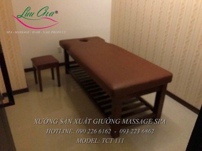 Giường matxa toàn thân khung gỗ giá rẻ tại hạ long, quảng ninh 9