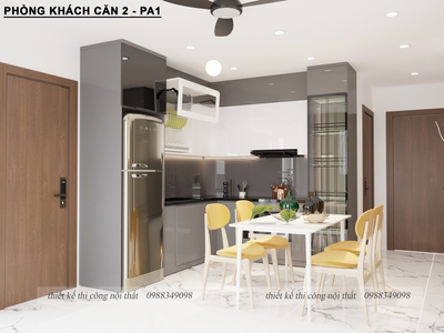 Thiết kế   Thi công nội thất căn hộ chung cư Cao Nguyên Từ Sơn   Bắc Ninh 10