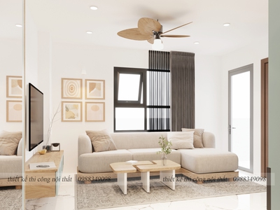 Thiết kế   Thi công nội thất căn hộ chung cư Cao Nguyên Từ Sơn   Bắc Ninh 15