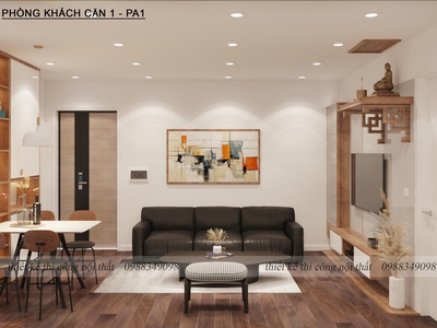 Thiết kế   Thi công nội thất căn hộ chung cư Cao Nguyên Từ Sơn   Bắc Ninh 2